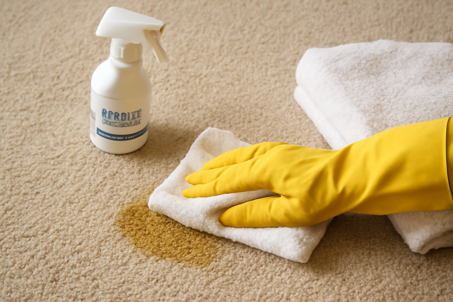 How to Remove Dog Urine from Carpet: Fresh vs. Dried Stains illustration