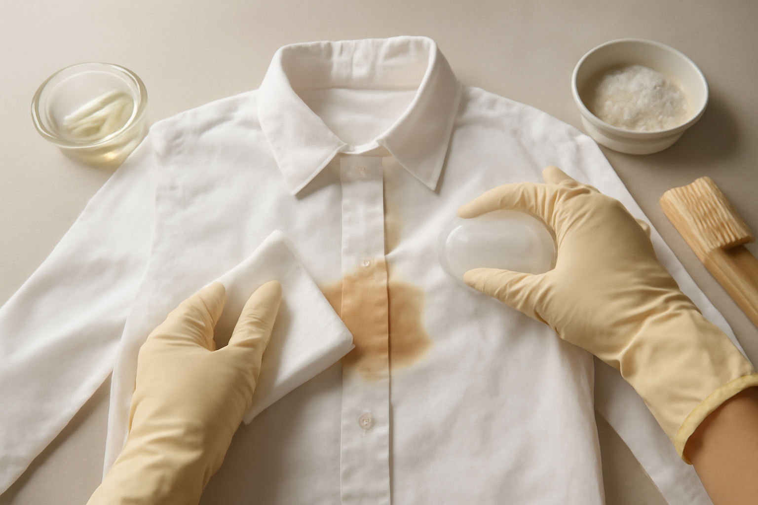 Remove Coffee from a White Cotton Shirt: Fresh vs. Dried Stain Guide illustration