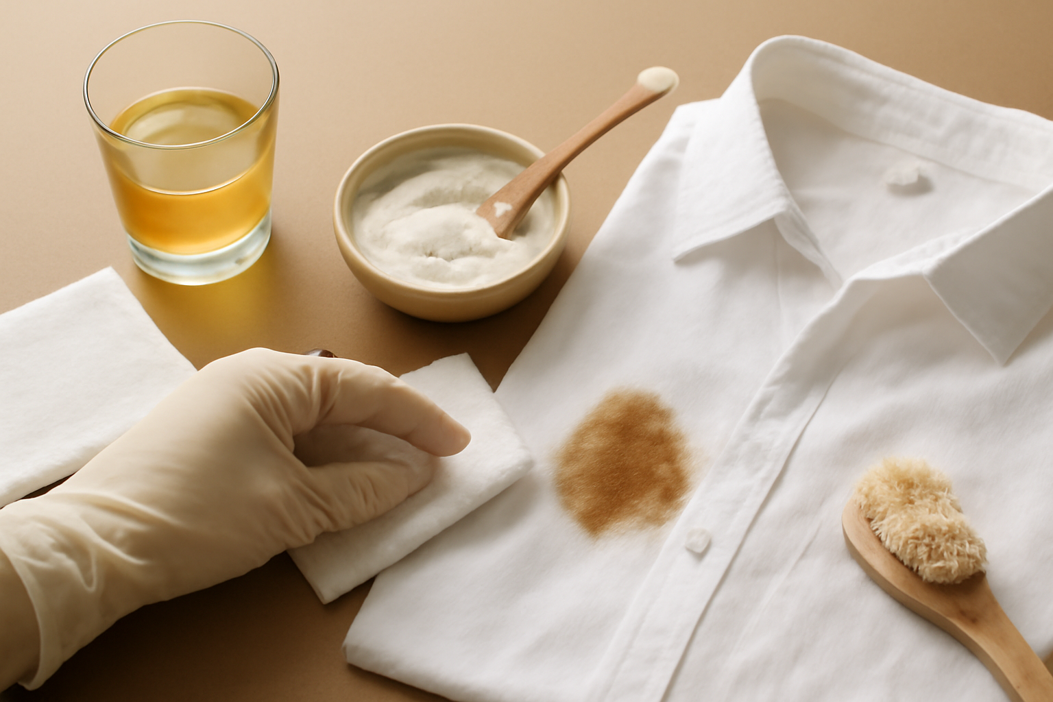 Baking Soda vs. Dish Soap for Grease on Cotton Shirts: Which Works Best for Fresh & Dried Stains? illustration