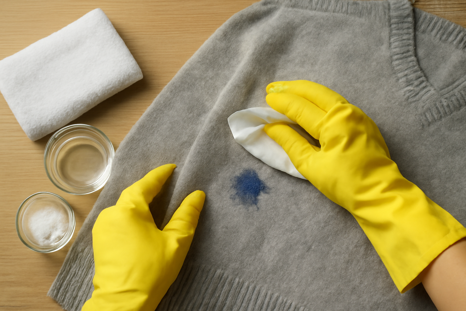 How to Remove Ballpoint Ink from a Wool Sweater: Safe Methods for Fresh and Dried Stains illustration
