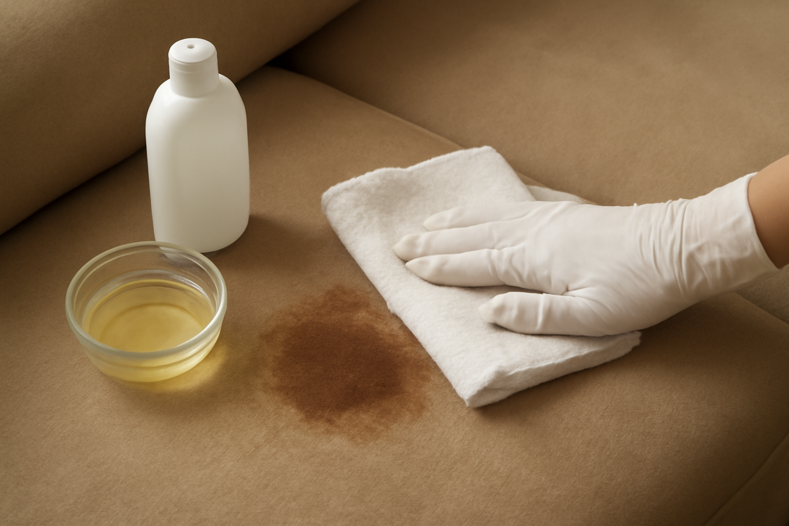 How to Remove Dried Coffee from a Microfiber Couch: Safe Steps for Set-In Stains illustration