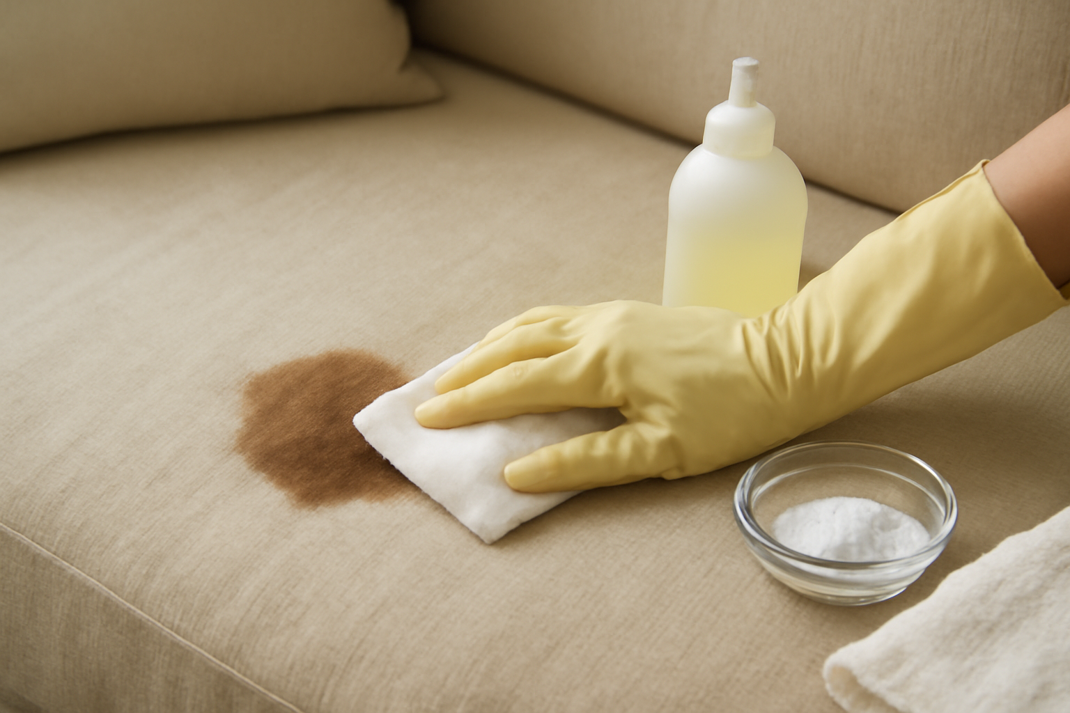 How to Remove Dried Coffee from a Linen Couch: Safe Steps for Set-In Stains illustration