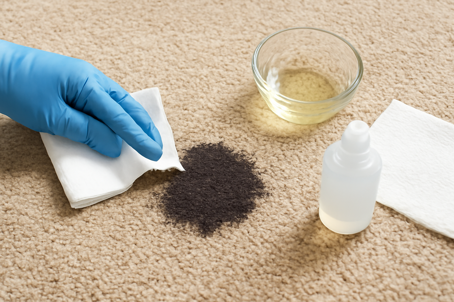 How to Remove Dried Ink from a Carpet: A Step-by-Step Guide illustration
