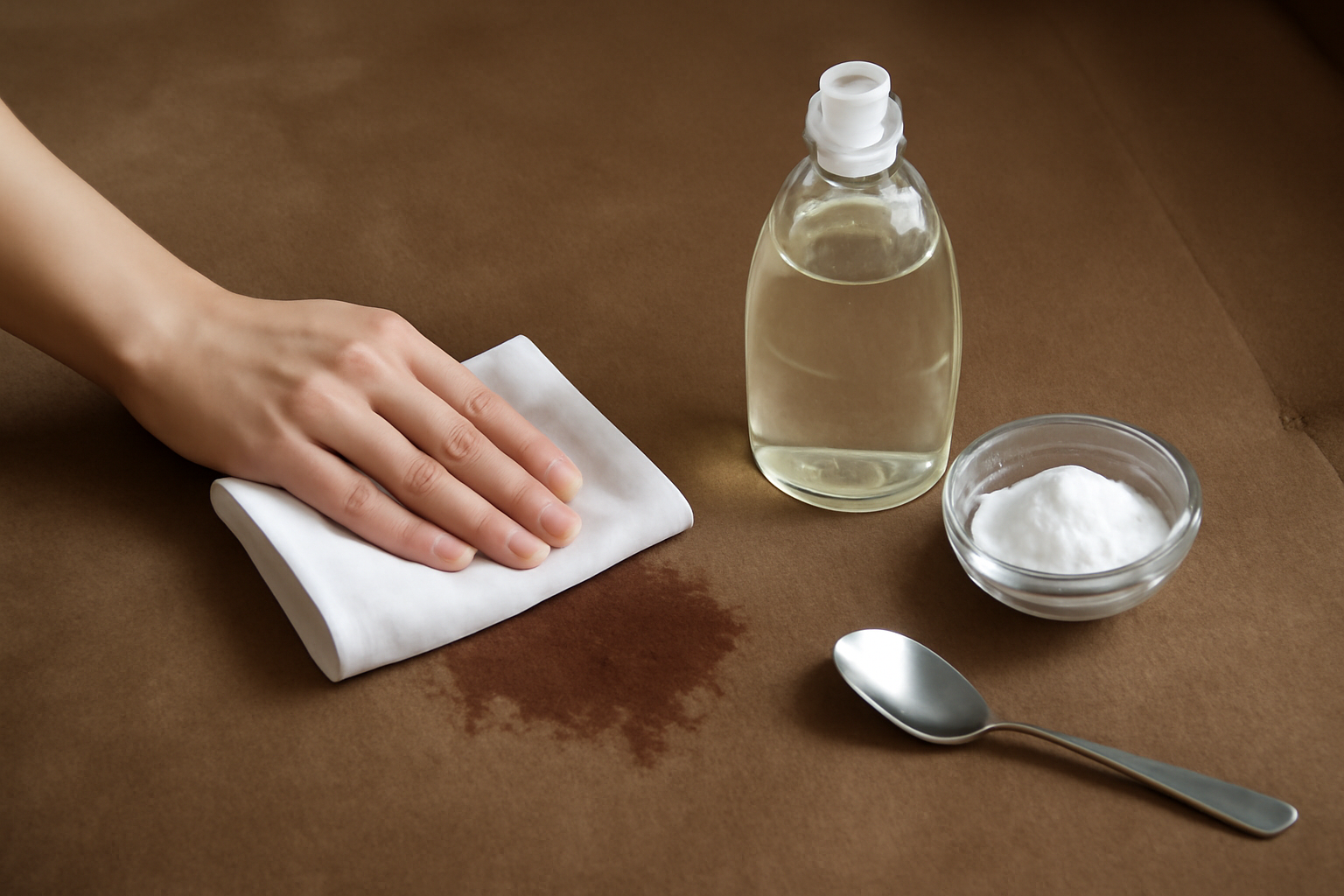 How to Get Dried Coffee Out of a Microfiber Couch illustration