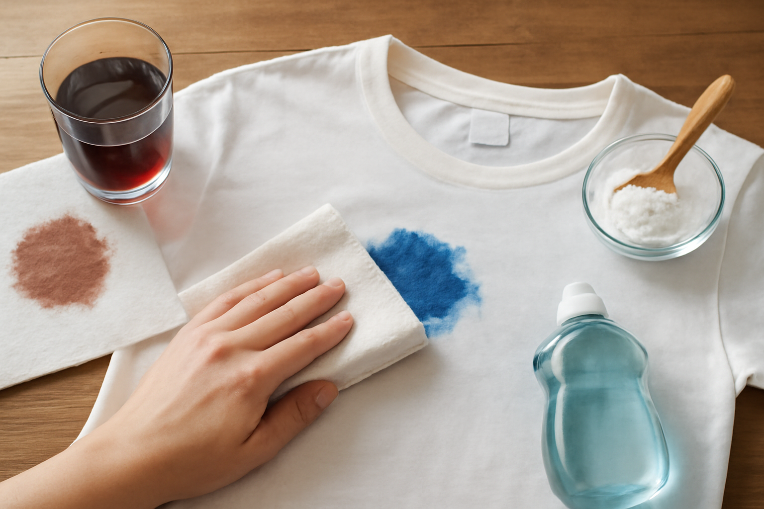 How to Get Ink Out of a Cotton Shirt: Fresh & Dried Stains illustration