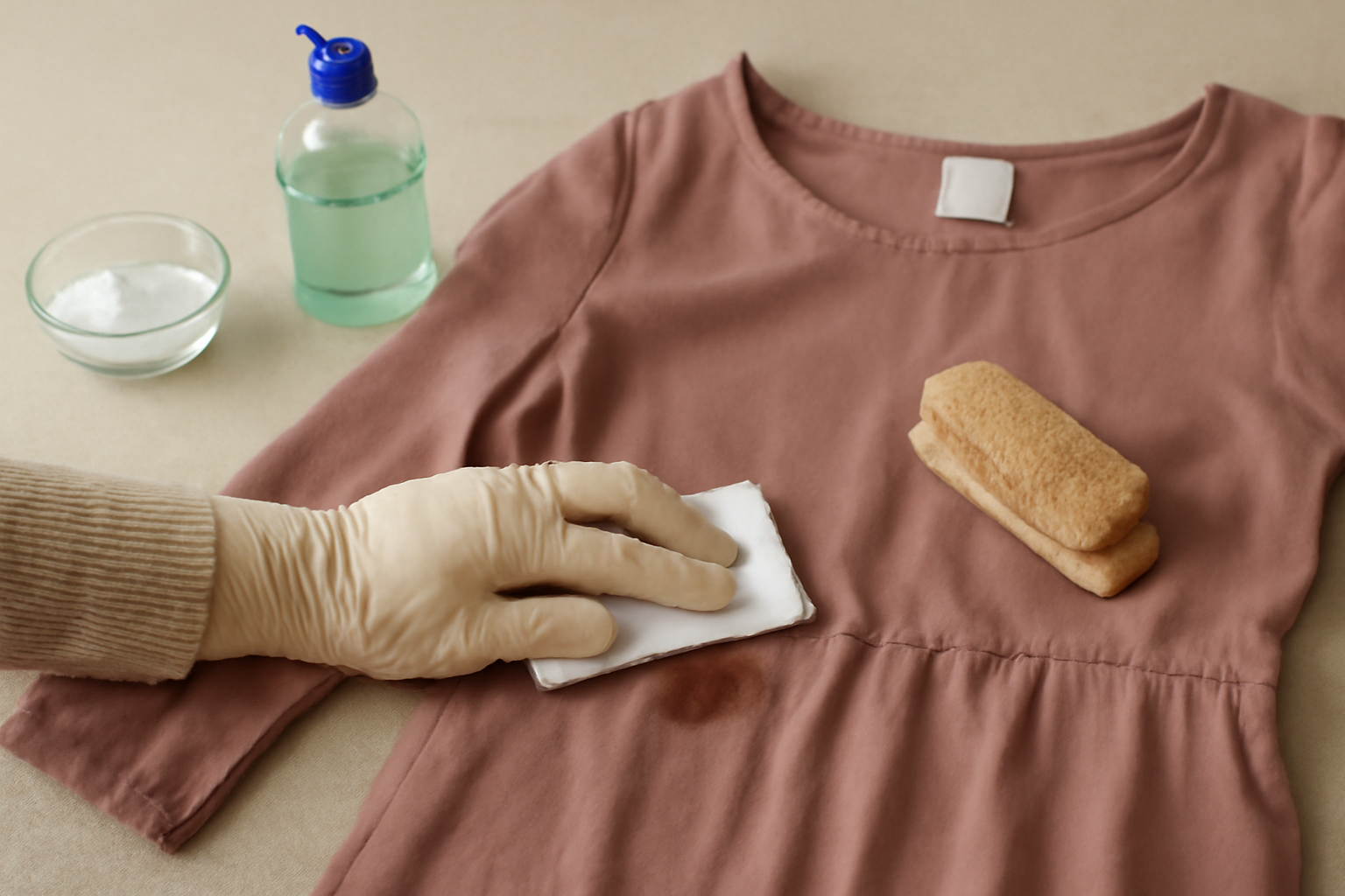 How to Get Grease Out of a Rayon Dress: Fresh and Set-In Stains illustration