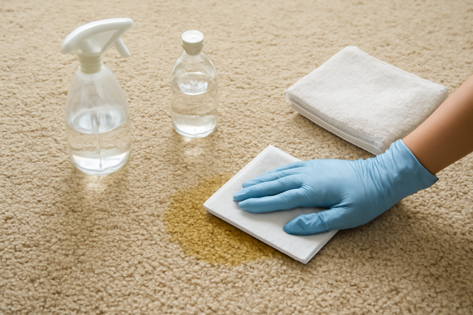 How to Remove Dog Urine from a Wool Rug: Fresh and Set-In Odor illustration