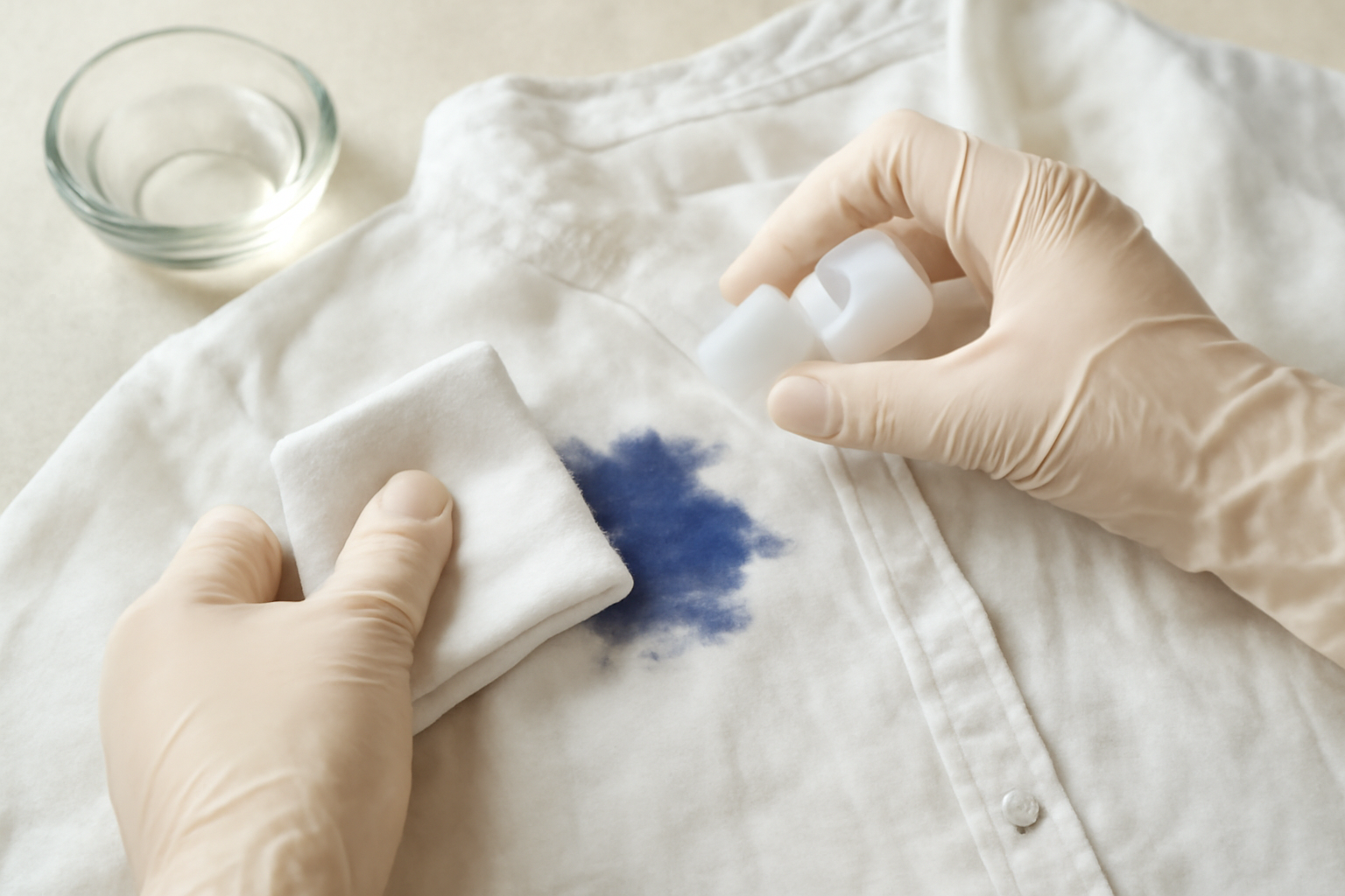 How to Remove Ink from a Linen Shirt: Fresh and Dried Stains illustration