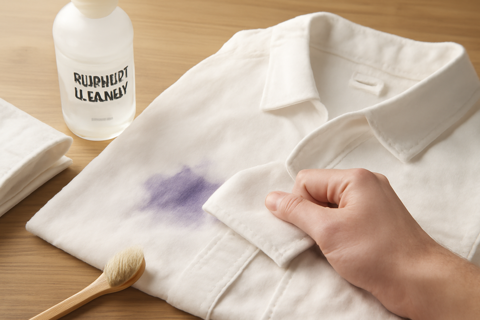 How to Remove Gel Pen Ink from a Cotton Shirt: Fresh and Dried Stains illustration