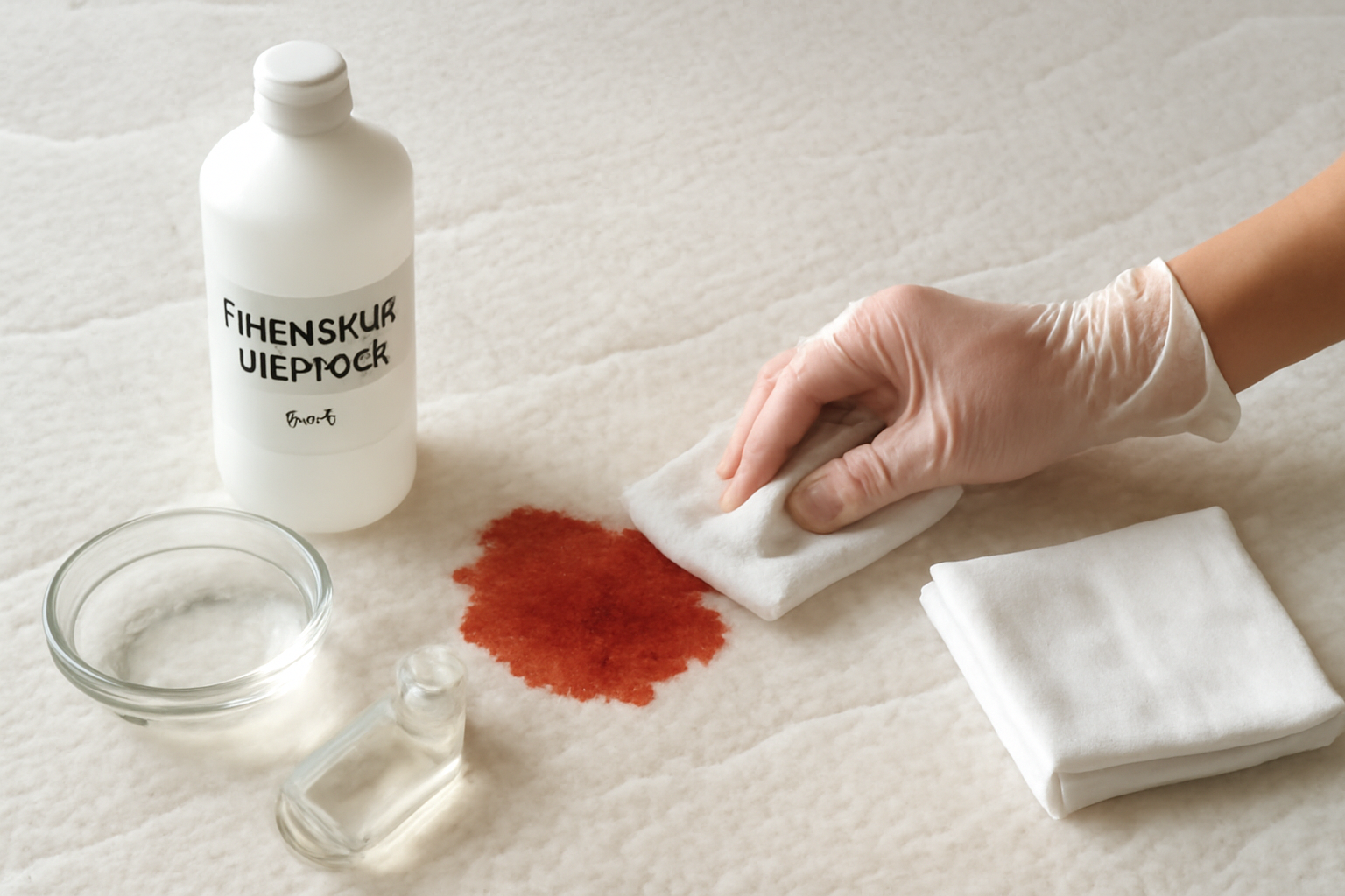 How to Remove Dried Blood from a Mattress: A Safe, Step-by-Step Guide illustration