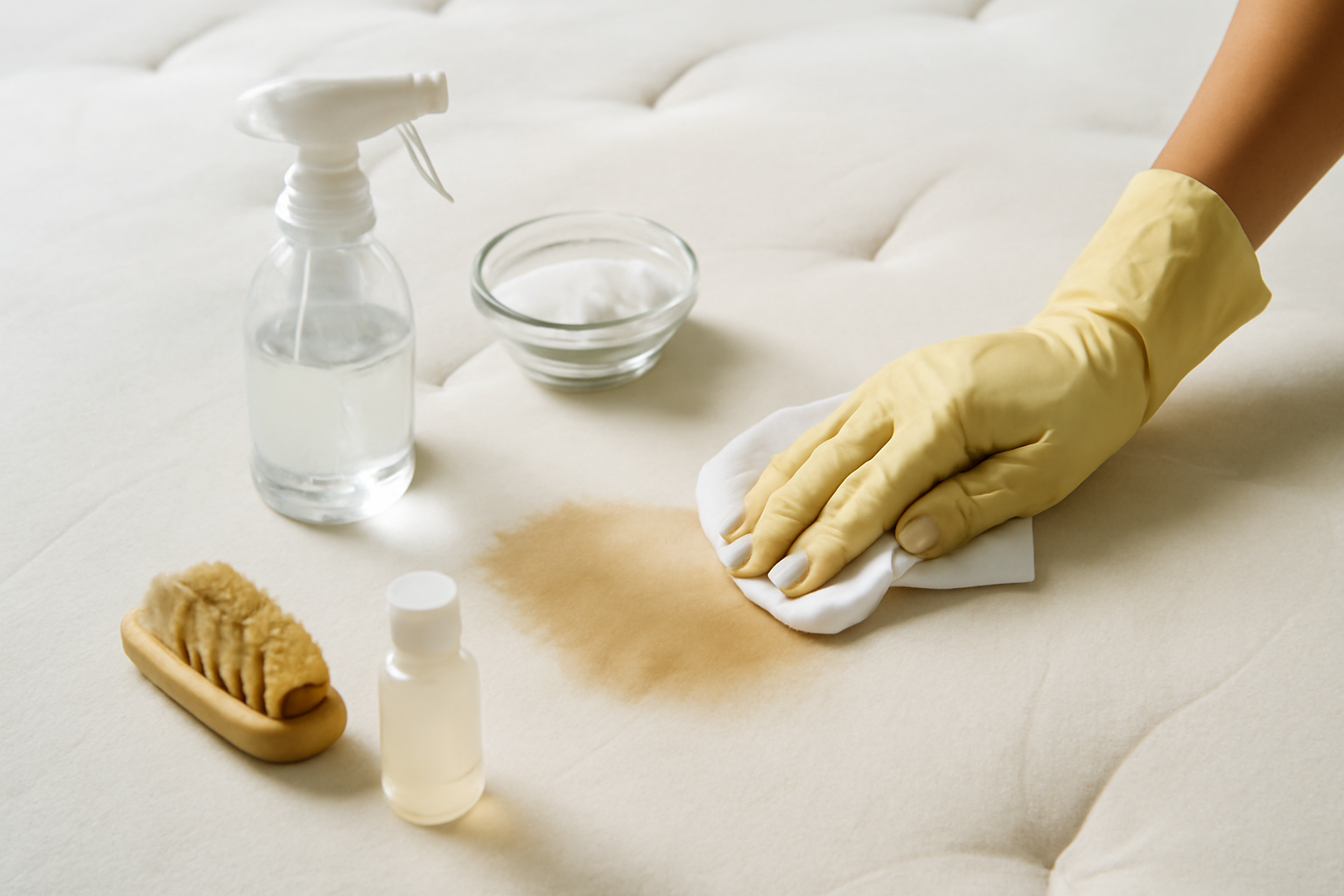 How to Remove Dog Urine from a Memory Foam Mattress: Fresh and Set-In Odor illustration