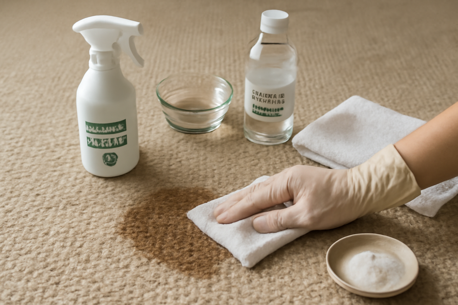 How to Remove Cat Urine from a Wool Rug: Fresh and Set-In Odor illustration