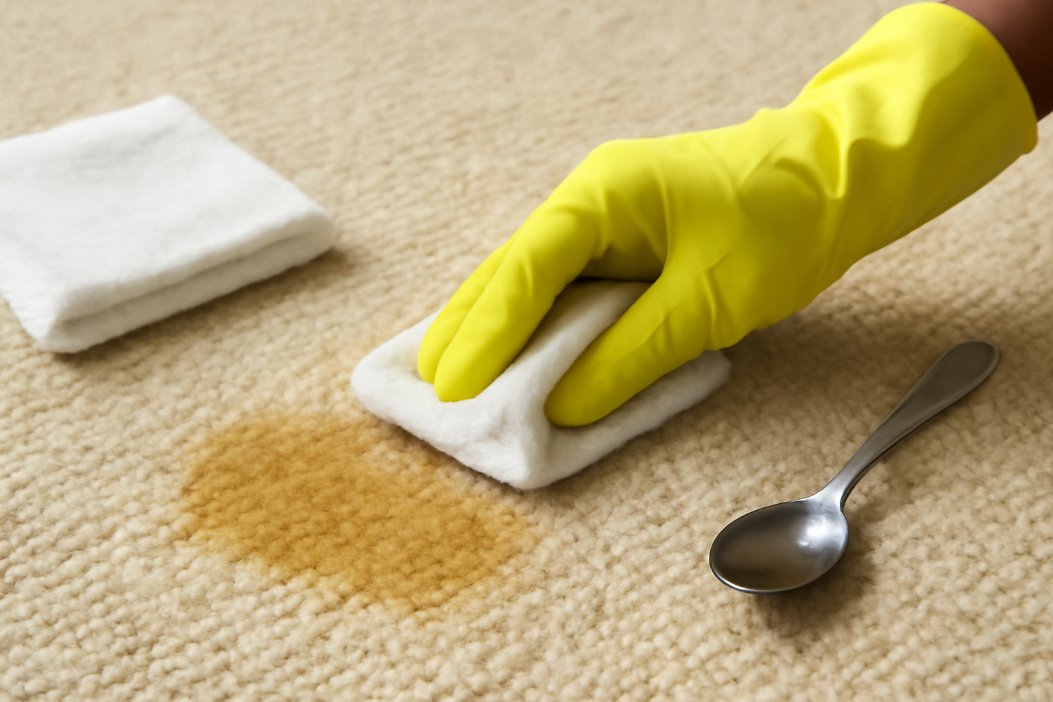 How to Remove Dog Vomit from a Wool Rug: Fresh and Dried Messes illustration