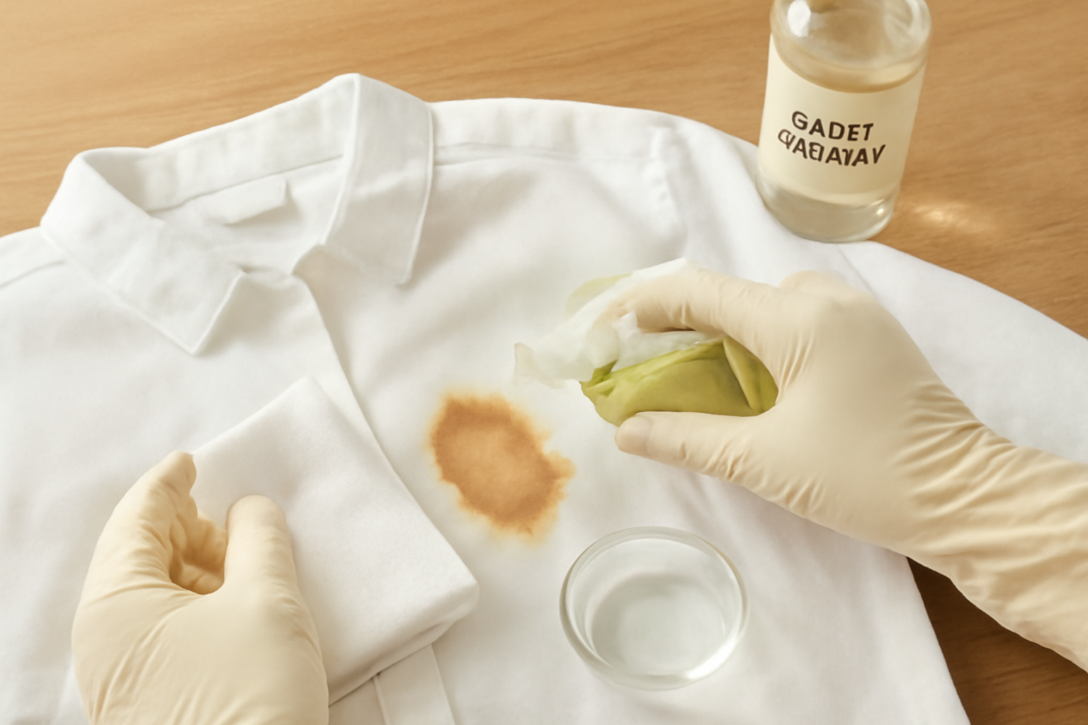 How to Remove Tea Stains from a Cotton Shirt: Fresh and Set-In Spills illustration