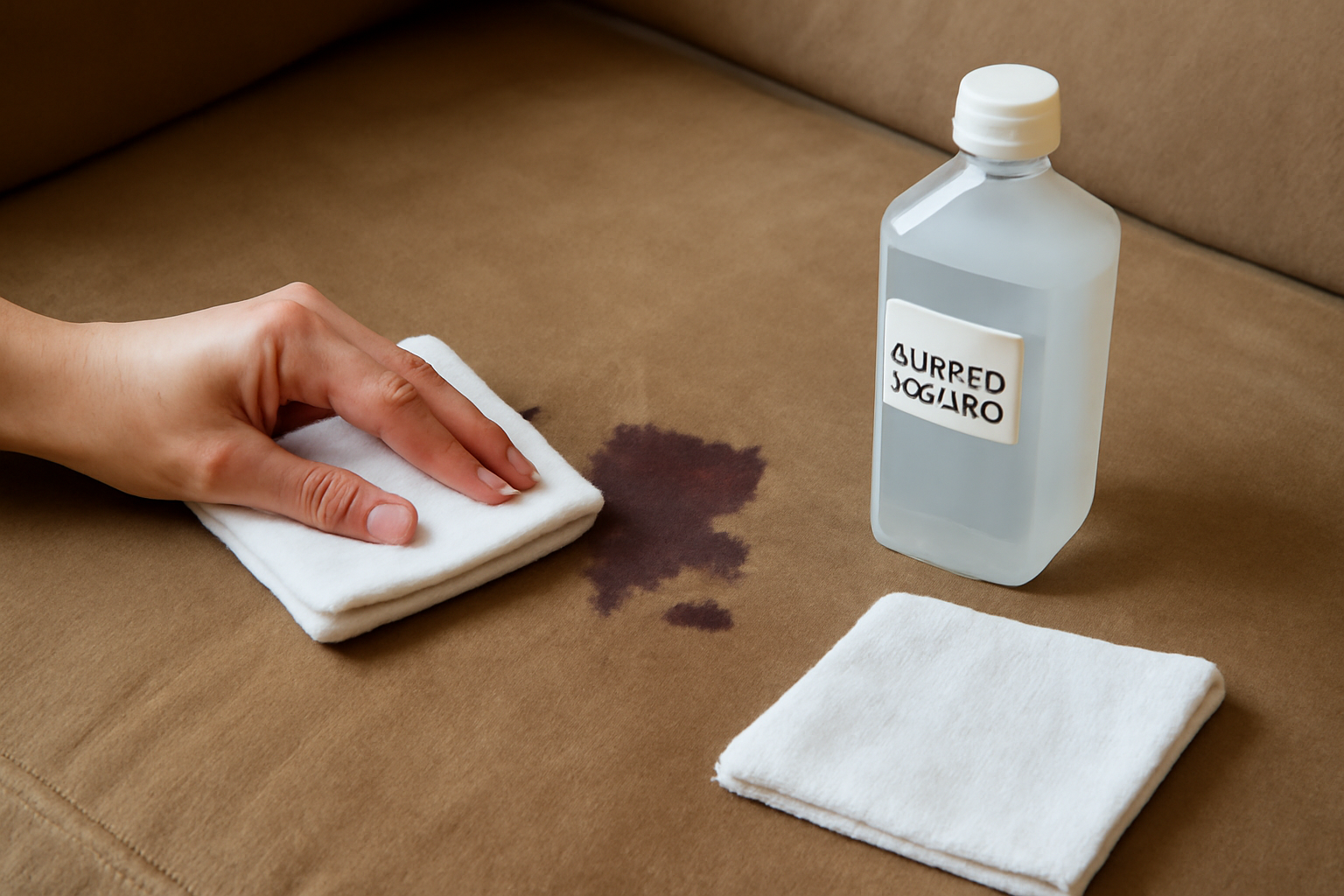 How to Remove Ink from a Microfiber Couch: Fresh and Dried Stains illustration