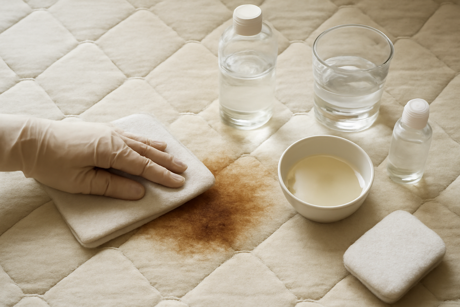 How to Remove Dried Coffee from a Mattress: A Step-by-Step Guide illustration