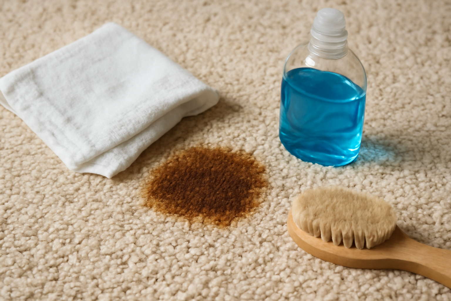 How to Remove Dried Coffee from a Wool Rug: A Step-by-Step Guide illustration