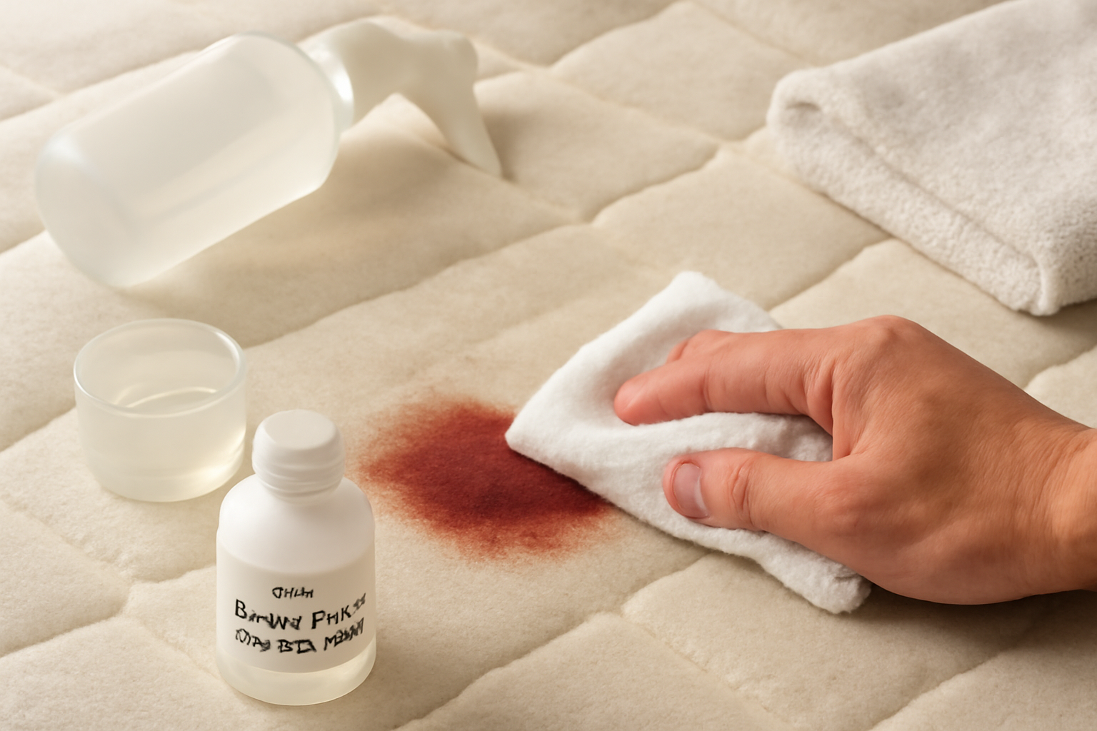 How to Remove Dried Blood from a Mattress: A Step-by-Step Guide illustration