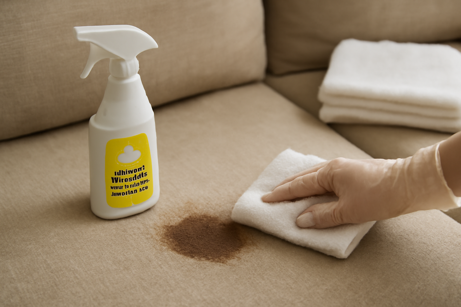 How to Remove Cat Urine from a Fabric Couch: Fresh and Dried Odor illustration