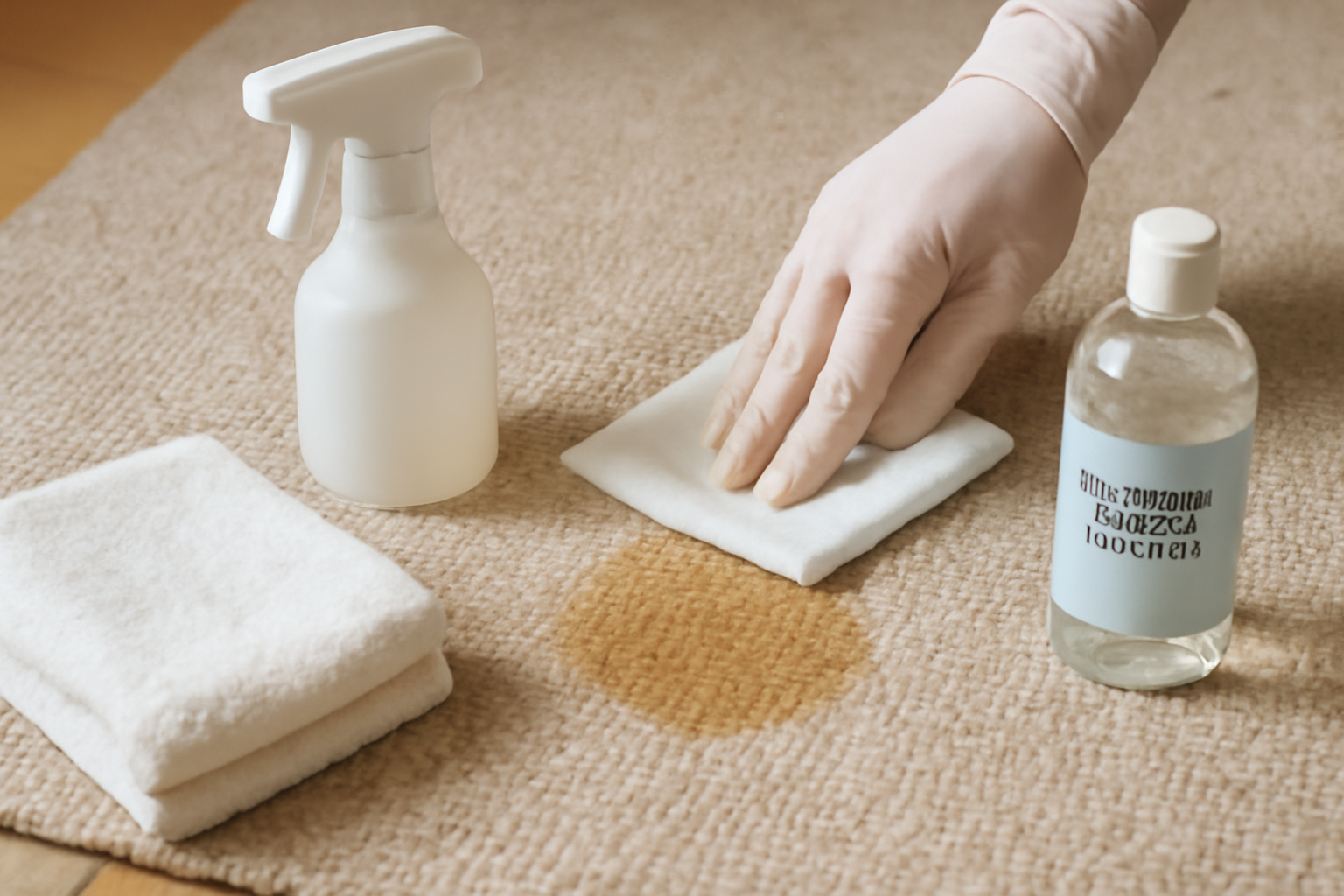 How to Remove Dog Urine from a Wool Rug: Fresh and Set-In Odor illustration