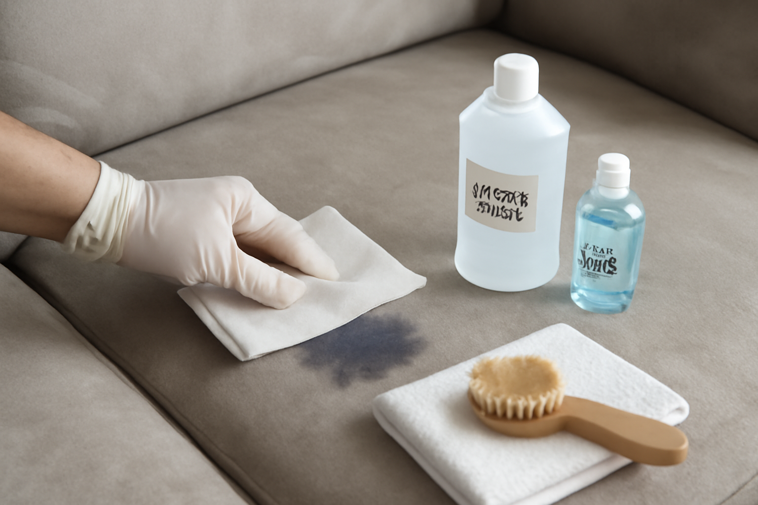 How to Remove Gel Pen Ink from a Microfiber Couch illustration