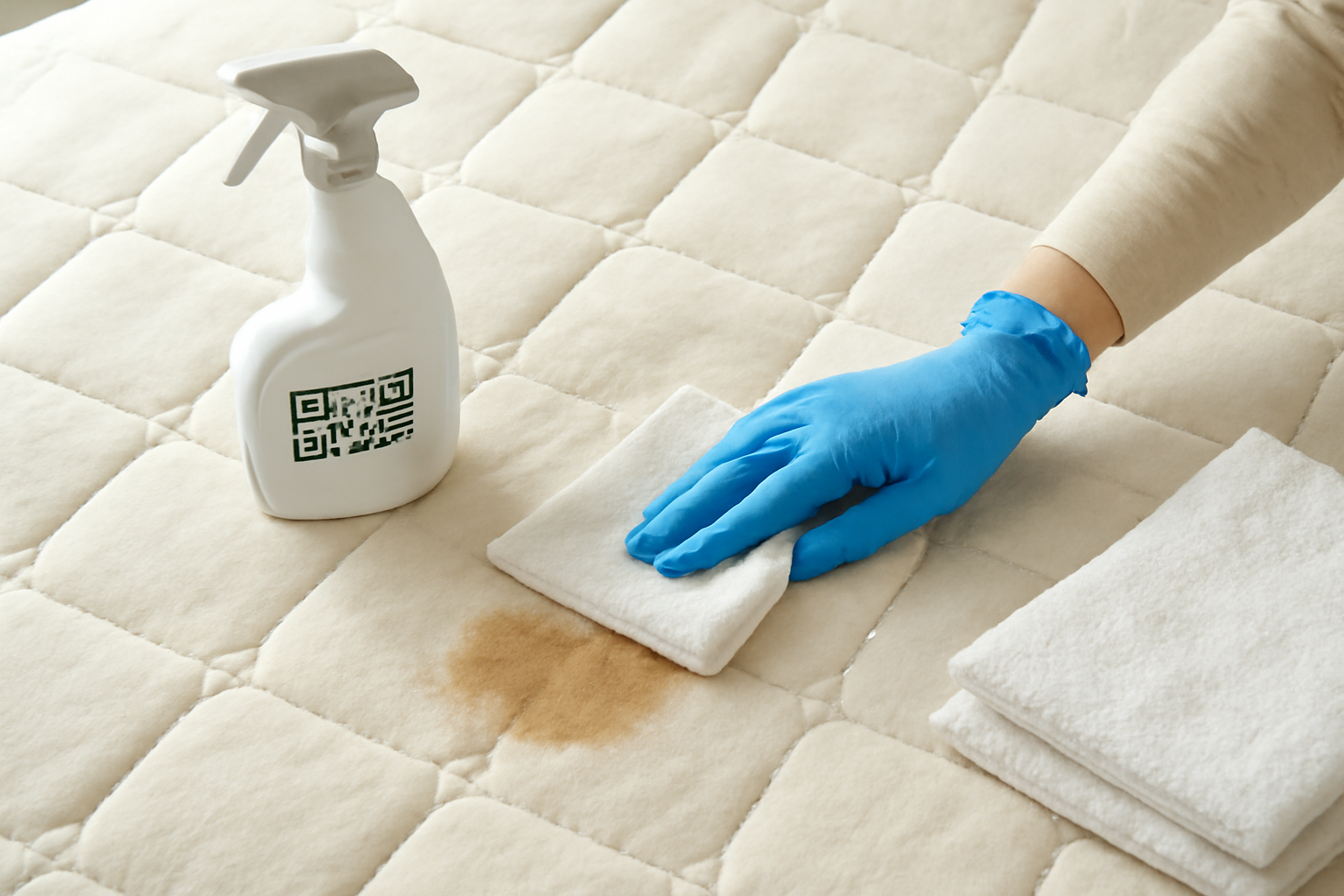 How to Remove Cat Urine from a Cotton Mattress illustration