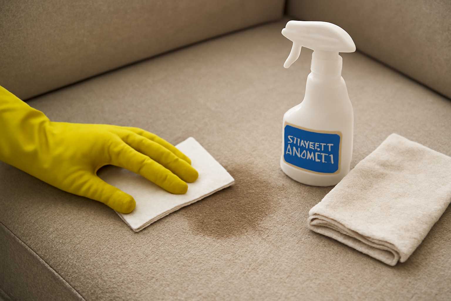 How to Remove Dog Urine from a Polyester Couch illustration