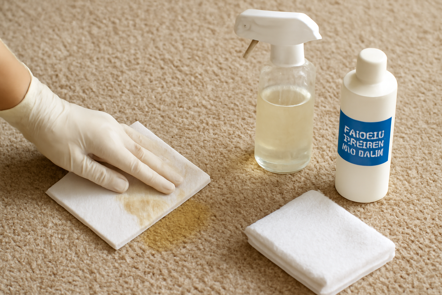 How to Remove Dog Urine from a Nylon Carpet illustration