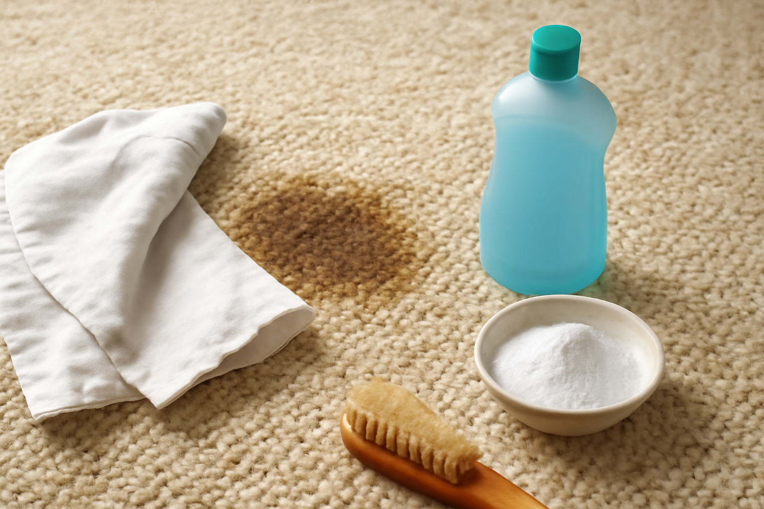 How to Remove Set-In Grease from a Wool Rug illustration