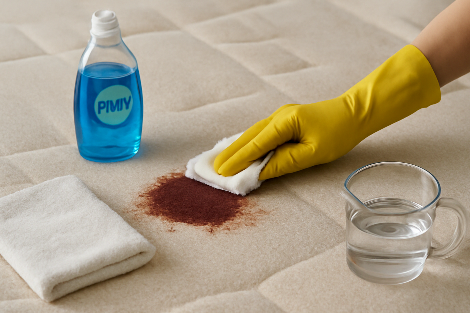 How to Remove Dried Blood from a Memory Foam Mattress illustration