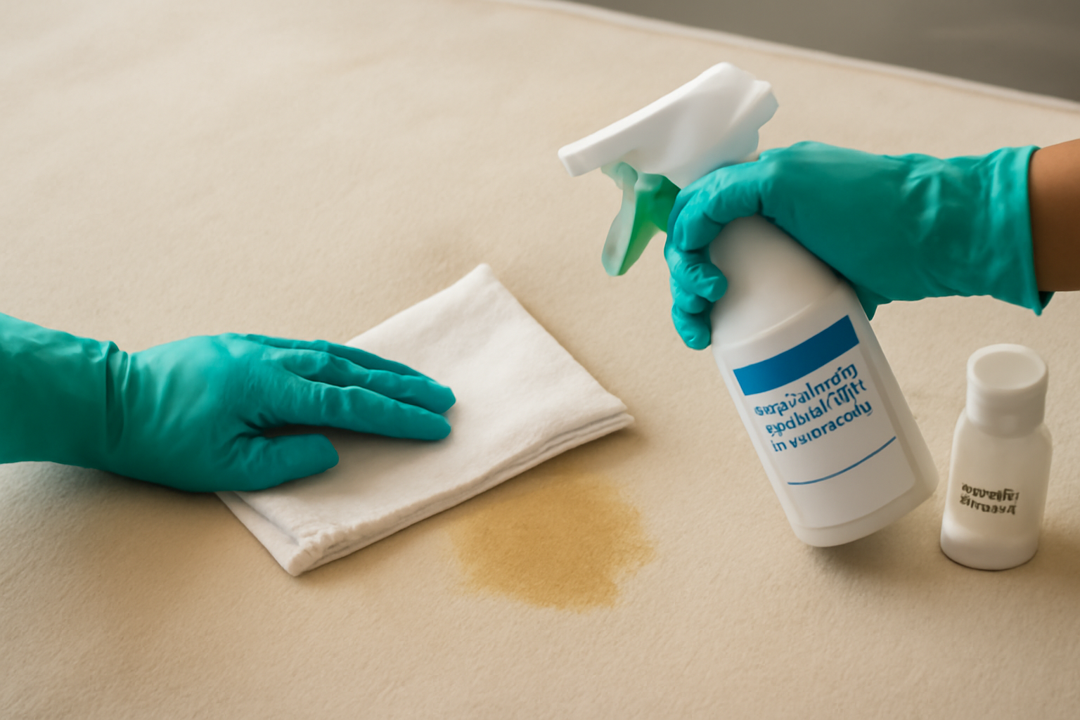 How to Remove Fresh Cat Urine from a Memory Foam Mattress illustration
